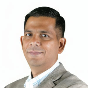 A headshot of Arvind Gopal