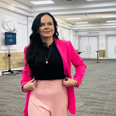 A headshot of Katie Stabler