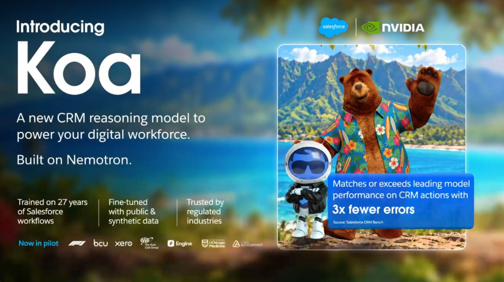 An image introducing Salesforce Koa