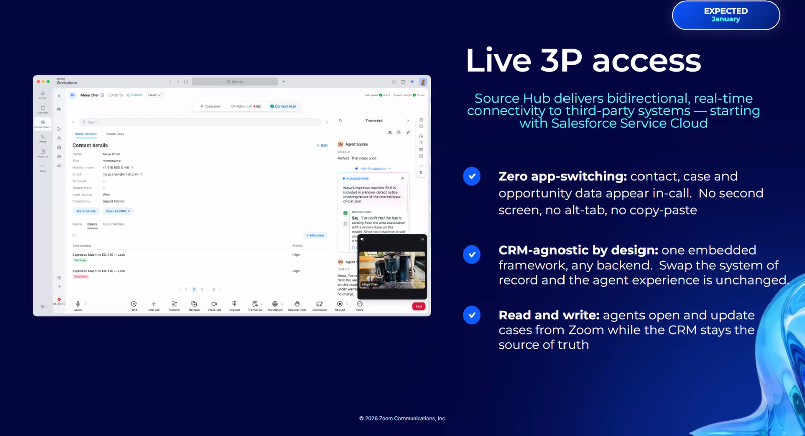 An image introducing Zoom Source Hub